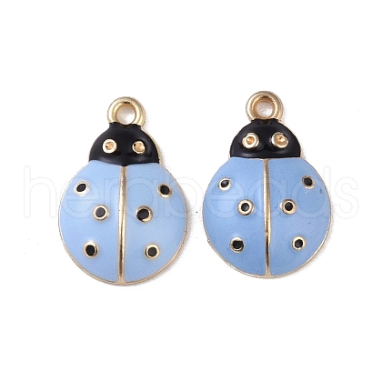 Alloy Enamel Pendants ENAM-R149-14C-G-1