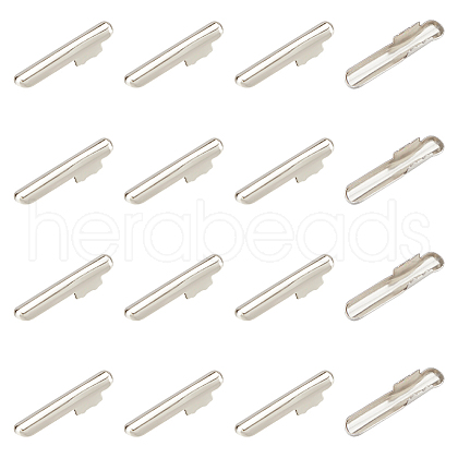 Gorgecraft 350Pcs Iron Folding Crimp Ends FIND-GF0006-97-1
