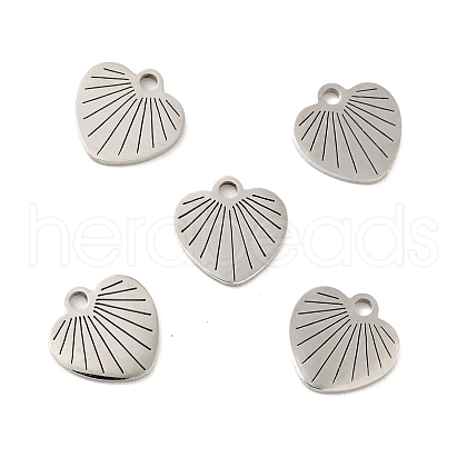 Non-Tarnish 201 Stainless Steel Pendants STAS-E015-08P-1
