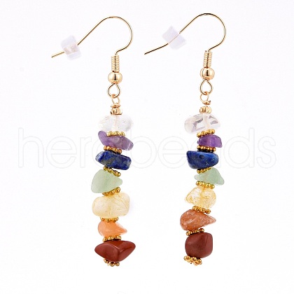 Brass Hoop Earring EJEW-JE04529-1