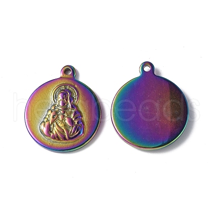 Ion Plating(IP) 304 Stainless Steel Pendants STAS-G278-17MC-1