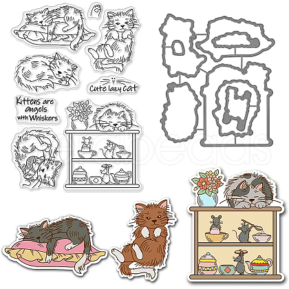 BENECREAT PVC Plastic Stamps DIY-BC00055-49-1