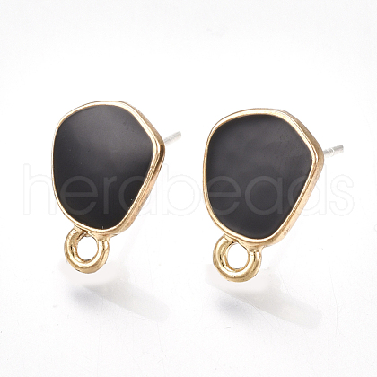 Alloy Stud Earring Findings PALLOY-S177-39A-1