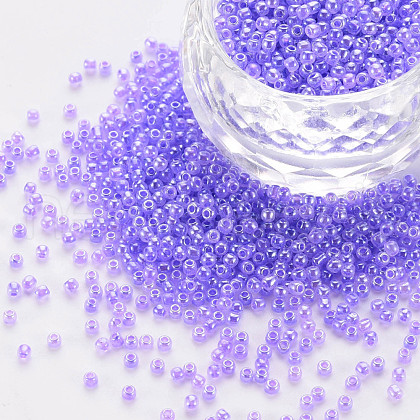 12/0 Imitation Jade Glass Seed Beads SEED-S049-A-007-1