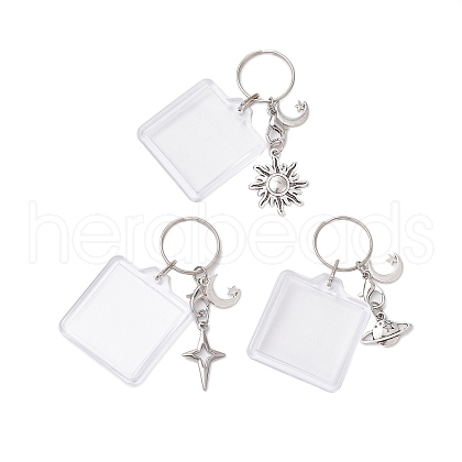 3Pcs Acrylic Keychain KEYC-JKC01201-1