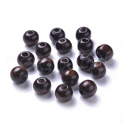 Dyed Natural Wood Beads WOOD-Q006-12mm-06-LF-1