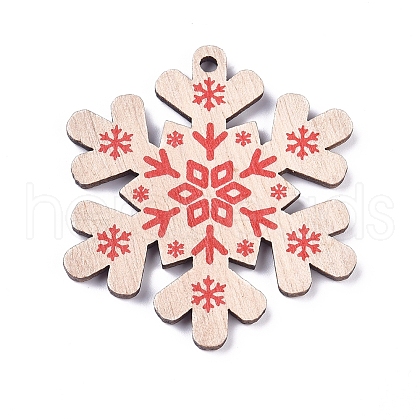 Poplar Wood Pendants X-WOOD-E011-06-1