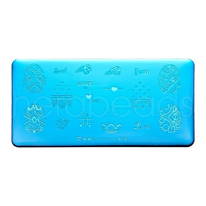 Stainless Steel Nail Art Stamping Plates MRMJ-Q068-010-1
