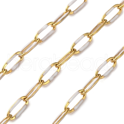 304 Stainless Steel Enamel Cable Chains CHS-R020-02G-09-1