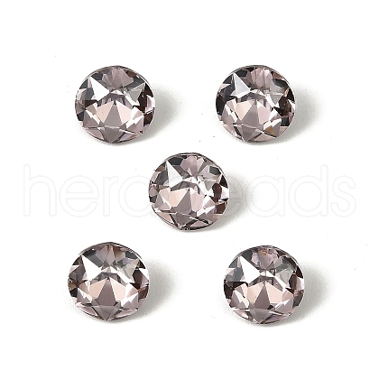 Glass Rhinestone Cabochons GLAA-A018-8mm-001GK-1