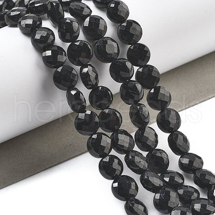 Natural Black Tourmaline Beads Strands G-C179-A41-03-1