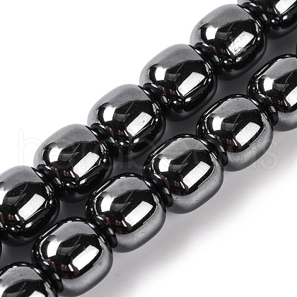 Non-magnetic Synthetic Hematite Beads Strands G-Q174-03-1