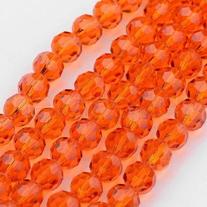 Transparent Glass Bead Strands X-GLAA-G013-8mm-70-1