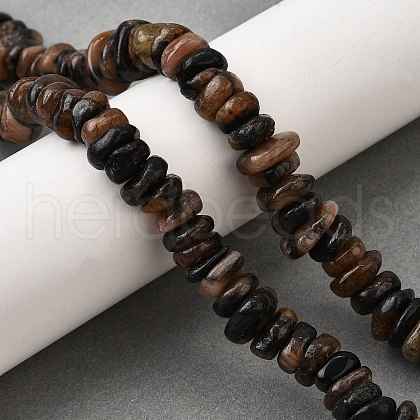 Natural Chiastolite Beads Strands G-F793-A01-01-1