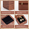 2-Slot Wooden Finger Ring Boxes OBOX-WH0007-18-4