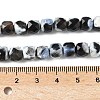 Natural Fire Crackle Agate Beads Strands G-H078-C49-6mm-02-5