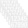 Number 0~9 PET Self-Adhesive Reflective Mailbox Stickers DIY-WH20010-26A-01-1