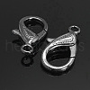 Zinc Alloy Lobster Claw Clasps PALLOY-D008-B-1