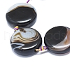 Natural Banded Agate/Striped Agate Beads Strands G-L544-057-2