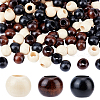 Olycraft 120Pcs 3 Colors Wood Beads WOOD-OC0002-61-1