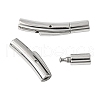 Tarnish Resistant 316 Surgical Stainless Steel Bayonet Clasps X-STAS-I013-3mm-1