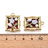 Alloy Enamel Pendants FIND-M060-09C-G01-3