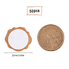 CRASPIRE 50Pcs Adhesive Wax Seal Stickers DIY-CP0006-08P-2