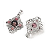 Natural Rhodonite Pendants G-Z077-01P-11-2