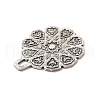 Tibetan Style Alloy Pendants PALLOY-B008-09AS-3