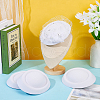 Cloth Flat Round Fascinator Hat Base for Millinery AJEW-WH0083-18D-4