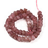 Natural Strawberry Quartz Beads Strands G-N347-09A-04-3