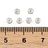 Rack Plating Rondelle Brass Grade A Crystal Rhinestone Spacer Beads RB-D300-S-2