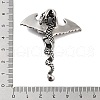 Retro 304 Stainless Steel Big Pendants STAS-I205-35AS-3