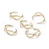 Brass Cuff Bangle X-BJEW-P168-D02-3