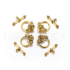 Tibetan Style Toggle Clasps X-GLF0026Y-2