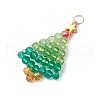 Christmas Theme Glass Pendants PALLOY-JF02890-3