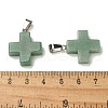 Natural Green Aventurine Pendants G-Z067-06P-05-4