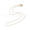 Ion Plating(IP) 304 Stainless Steel Serpentine Chain Necklace for Men Women NJEW-G076-01A-G-2