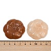 Natural Rhodochrosite/Natural Red Aventurine/Natural White Jade/Natural Yellow Aventurine Carved Beads G-G202-03-3