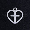 201 Stainless Steel Hollow Charms STAS-Q201-JN318-1-1