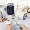 BENECREAT 2 Rolls 2 Colors 80M Polyester Satin Ribbons OCOR-BC0006-13-3