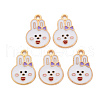 Alloy Enamel Pendants ENAM-N054-77D-1