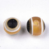 Round Evil Eye Resin Beads RESI-R159-8mm-13-3