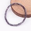Glass Beaded Stretch Bracelets BJEW-JB02308-02-1