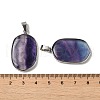 Natural Fluorite Pendants G-C095-06A-P-3