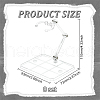 Clear Plastic Model Assembled Action Figure Display Holders ODIS-WH0030-72B-2