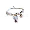 Cute Cartoon Alloy Enamel Multi-strand Charm Bracelets WG000A8-04-2