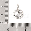 Luminous 925 Sterling Silver Rhinestone Constellation Charms STER-H114-01AS-03-3
