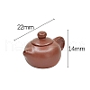 Resin Miniature Simulation Clay Pot PW-WGD3241-01-2