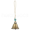 Iron Bell Pendant Decorations HJEW-JM02173-3